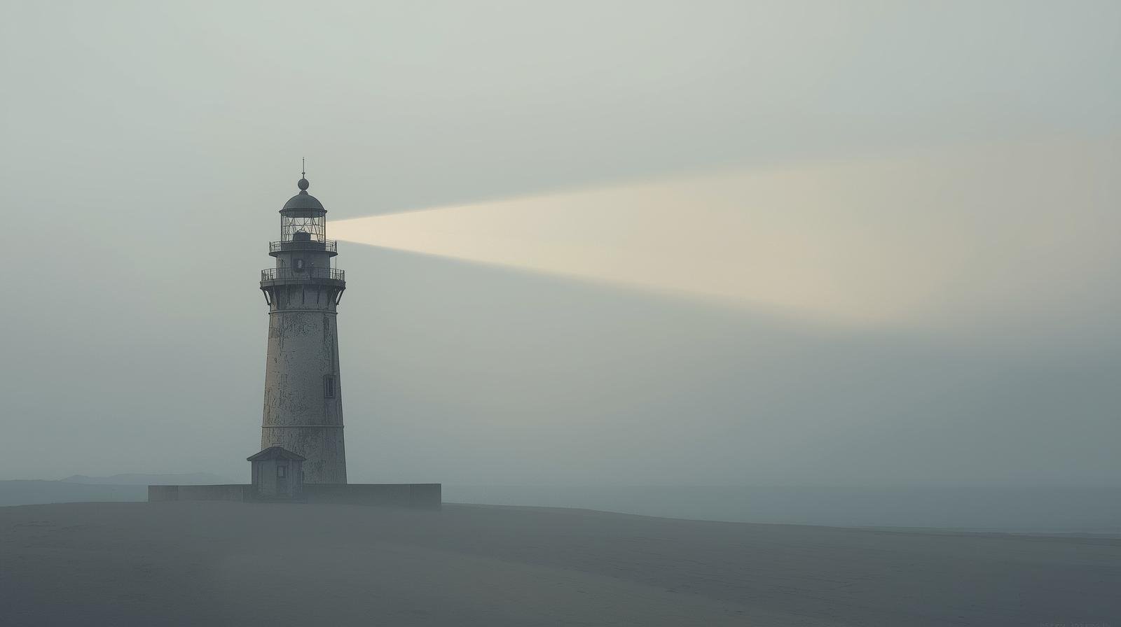 Lighthouse with a soft horizon Lighthouse with a soft horizon